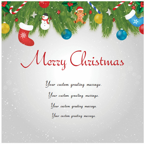 Christmas Card Templates Templates for Microsoft Word