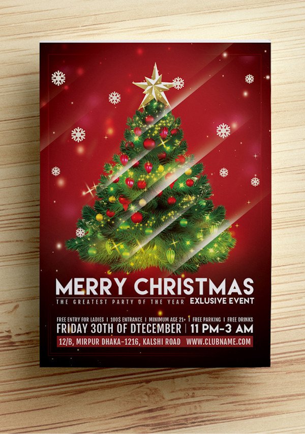 25 Best Free Christmas Flyer Templates DzineFlip