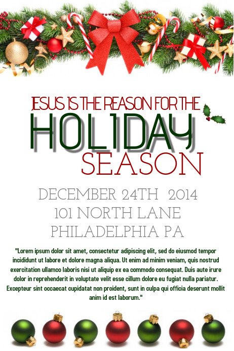 Holiday Flyer Template