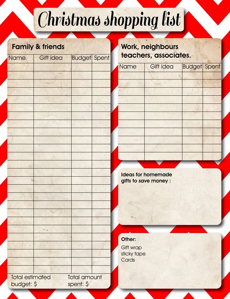 17 Best images about Christmas Planner on Pinterest