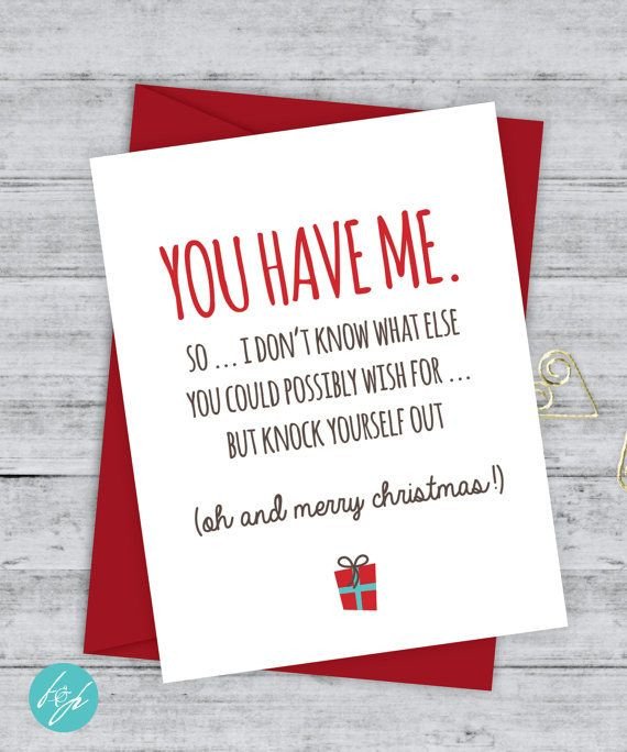 Boyfriend card Funny christmas and Funny christmas cards