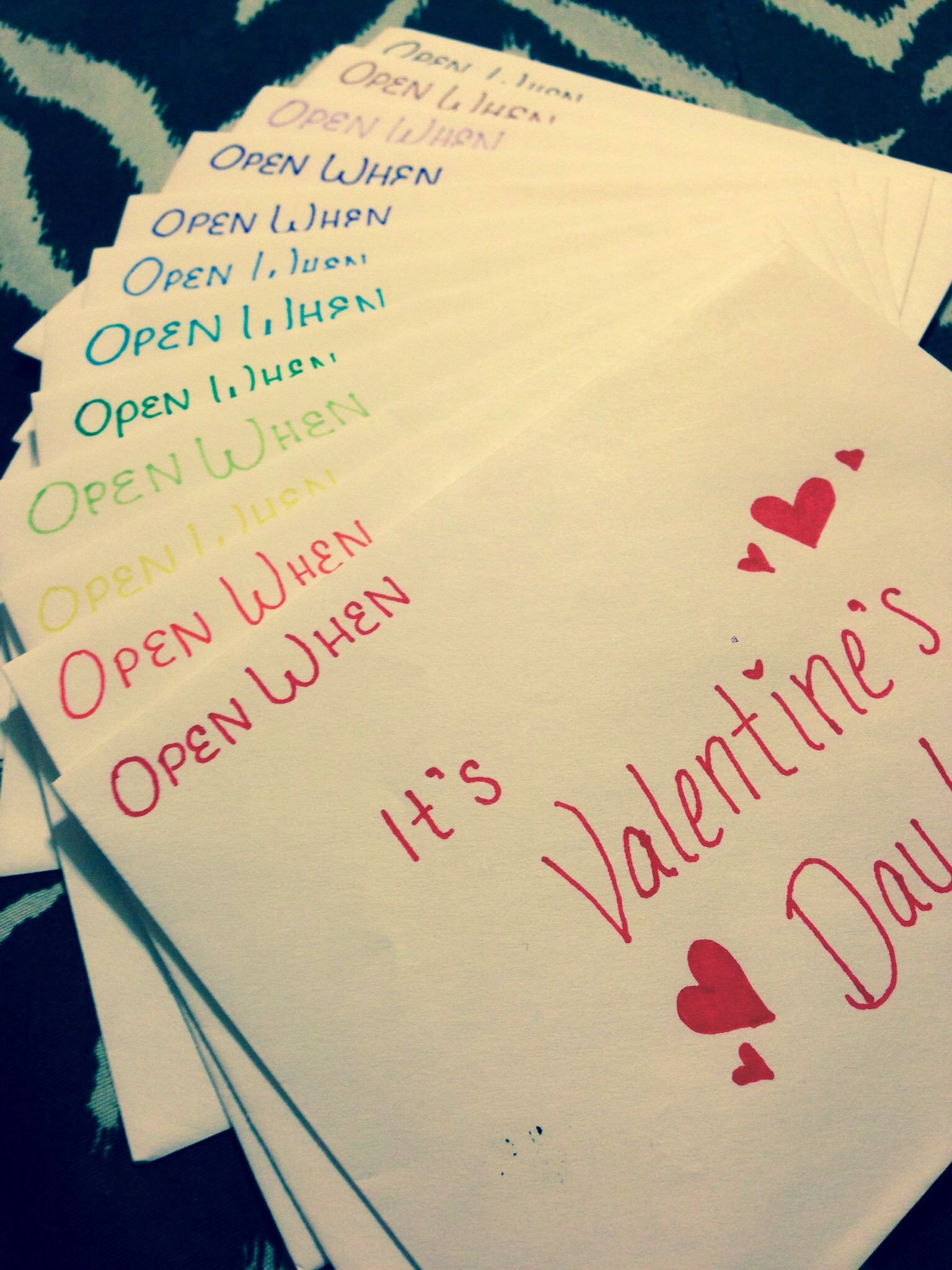 Open When letters for my boyfriend Great DIY t for him
