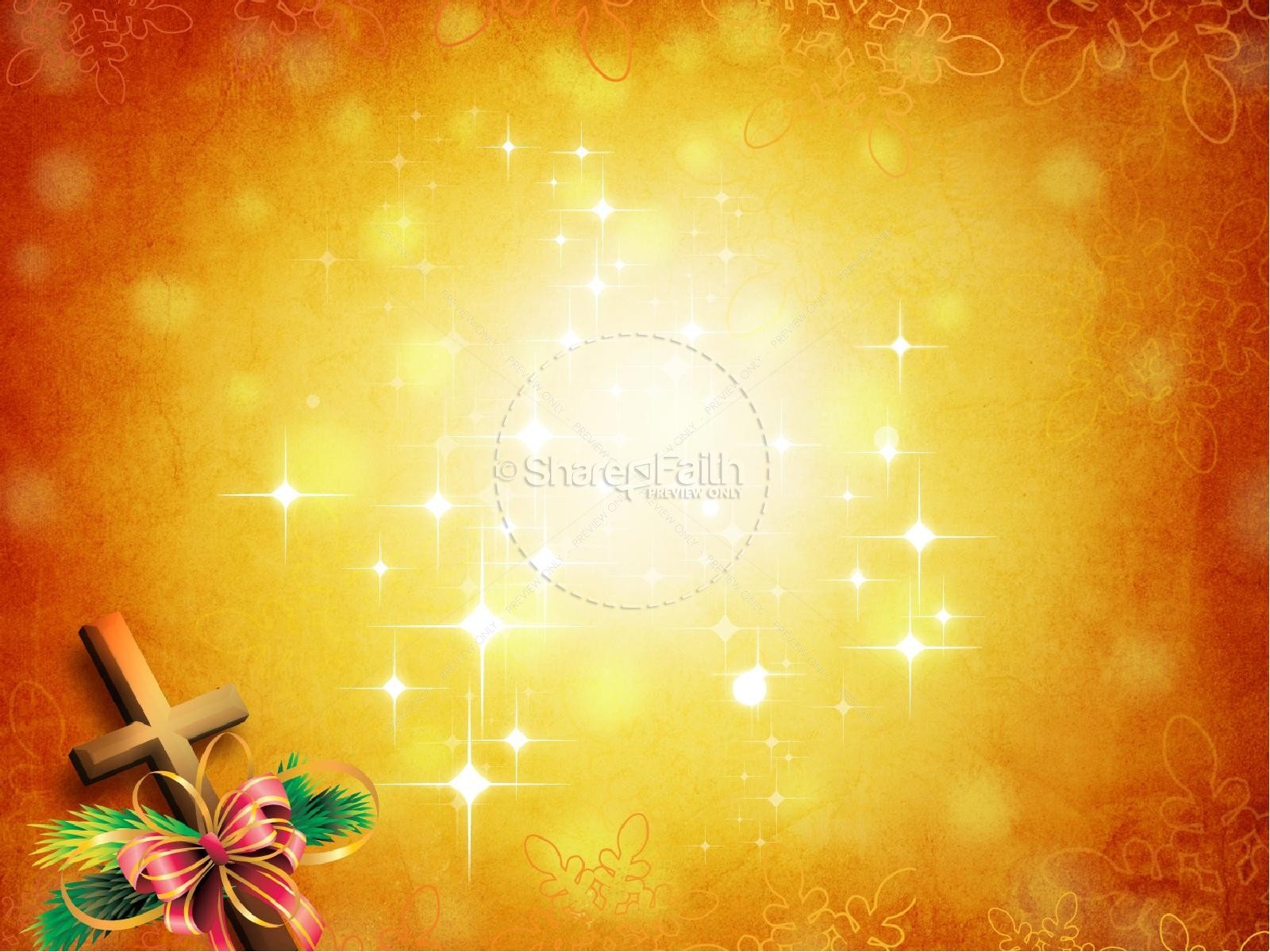 Christ in Christmas PowerPoint Template