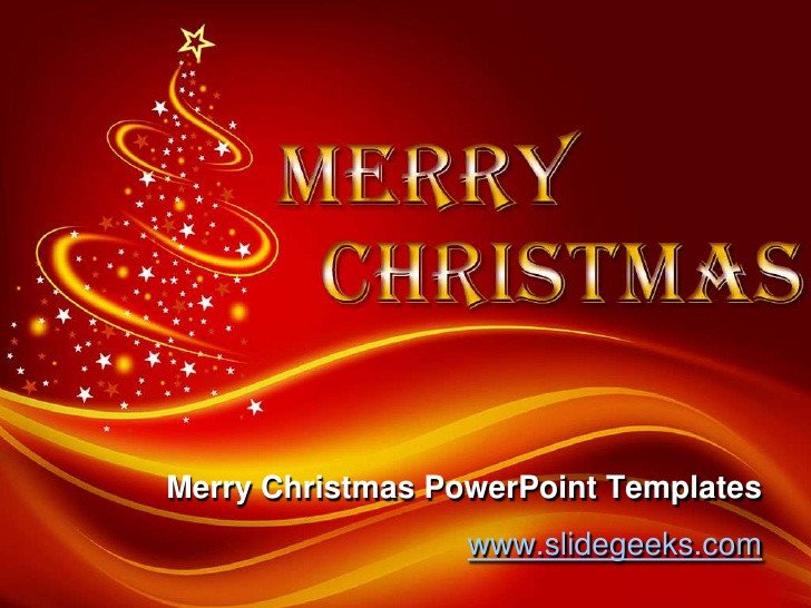Merry christmas power point templates