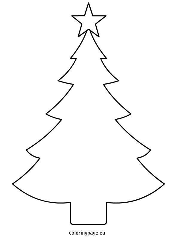 Christmas tree template printable … Bazaar Ideas