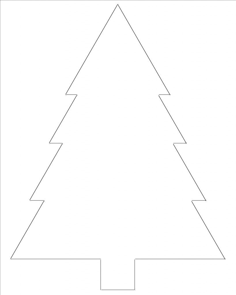 Free Printable Christmas Tree Templates
