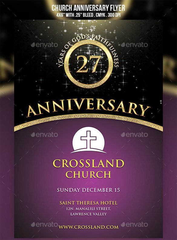 18 Best Anniversary Flyer Templates PSD AI InDesign