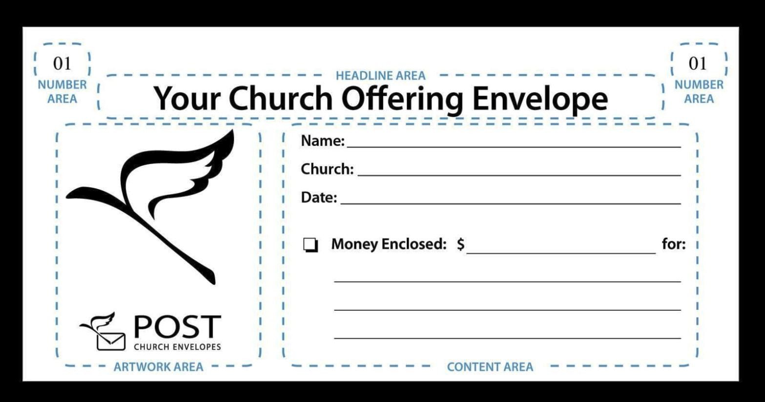 Church fering Envelopes Templates SampleTemplatess