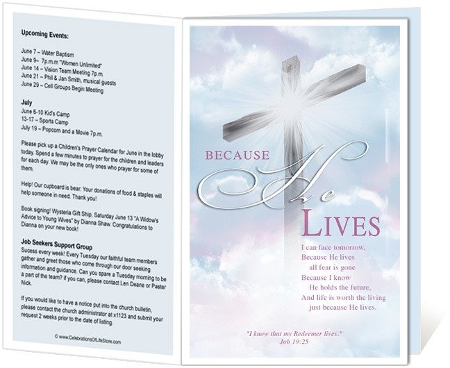 14 best images about Printable Church Bulletins on