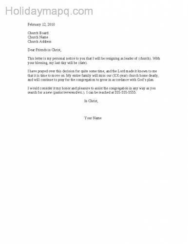 Resignation letter HolidayMapQ