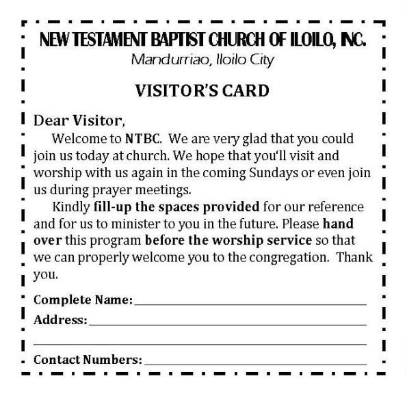 NTBC FORMS