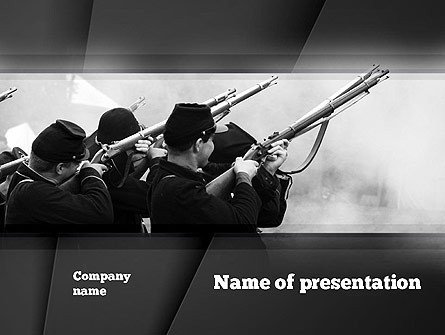 Civil War of America Presentation Template for PowerPoint