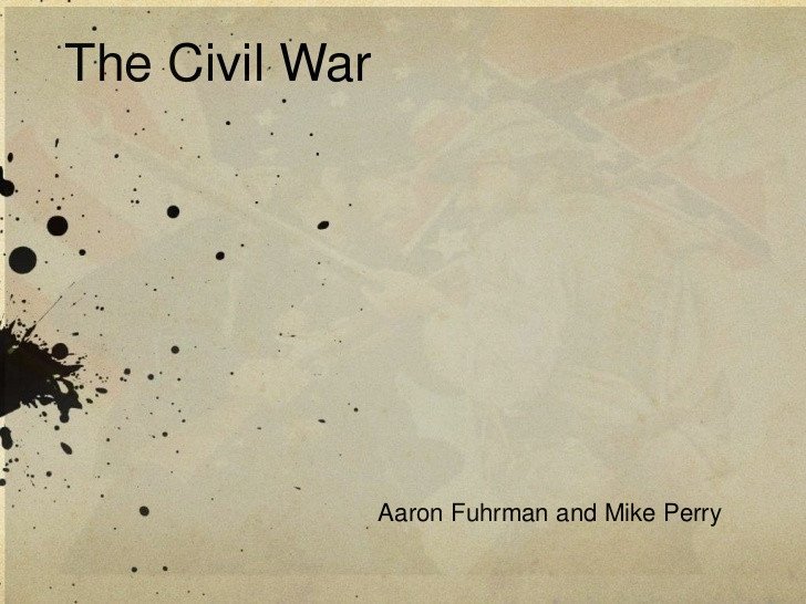 Civil war ppt for reed527