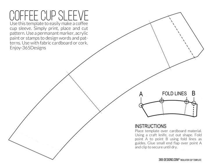 new McCafé single brew coffee with printable cup sleeve