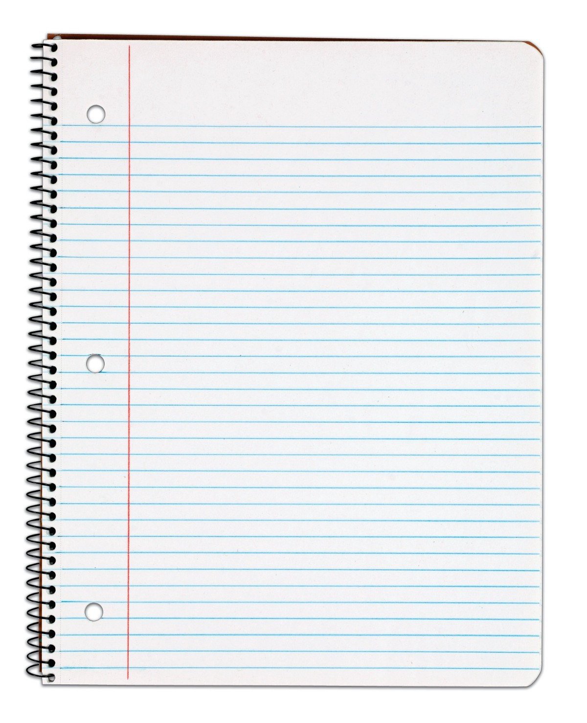 Do you really have to use college ruled paper when you’re