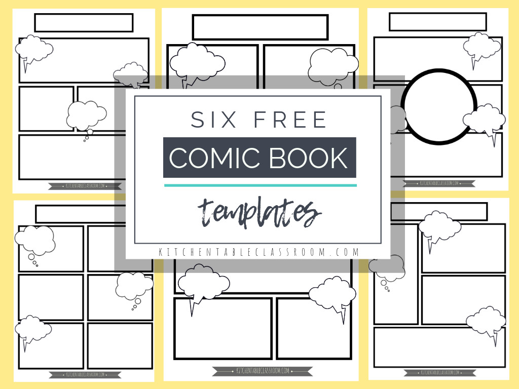 ic Book Templates Free Printable Pages The Kitchen