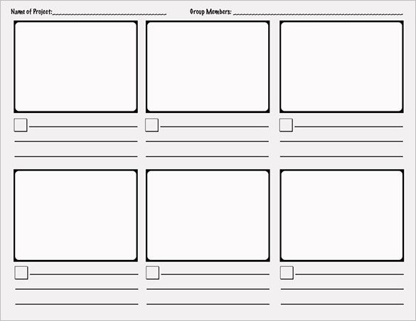 9 ic Storyboard Templates DOC PDF