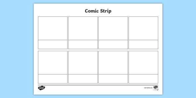 FREE Blank ic Strips Template Writing position