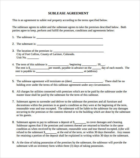 42 Agreement Templates Word PDF