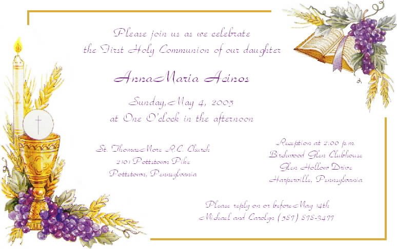 Free Printable Confirmation Invitations Cards