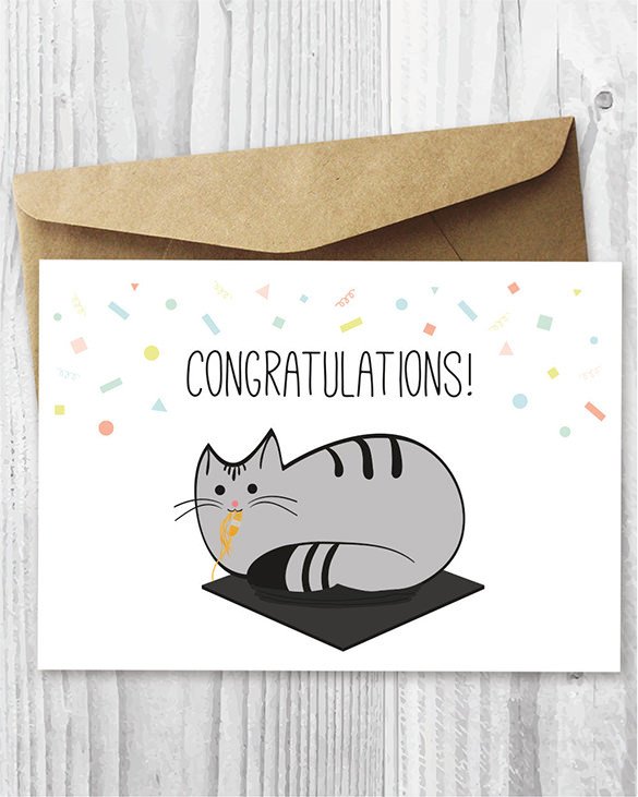 Congratulations Card Template 20 Free Sample Example