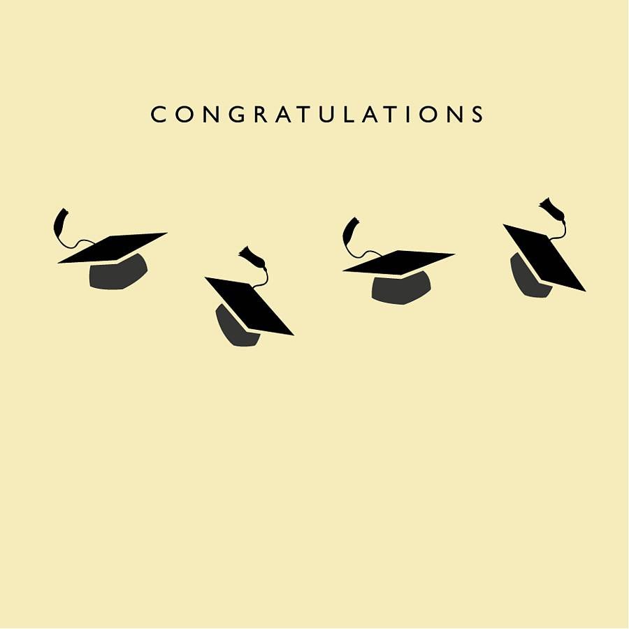 congratulations graduation card by loveday designs