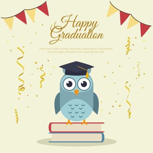Happy Graduation Card Template Download Free Vector Art
