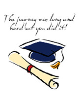 The Journey Was Long and Hard Graduation Free Printable