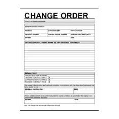 AIA G701 Change Order Form Template for Excel change