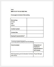 Meeting Minutes Template – 36 Free Word Excel PDF