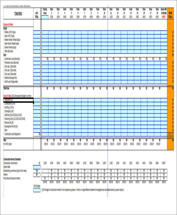 13 Excel Construction Schedule Templates