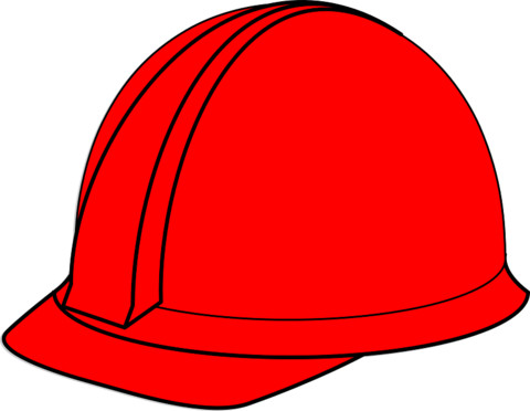Construction Worker Hat Prop Template
