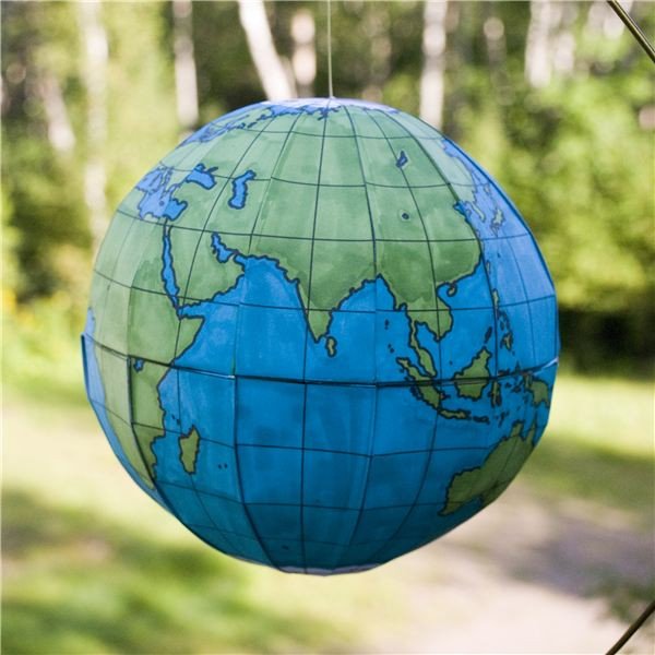 How to Make a Homemade Globe Using Print and Assemble