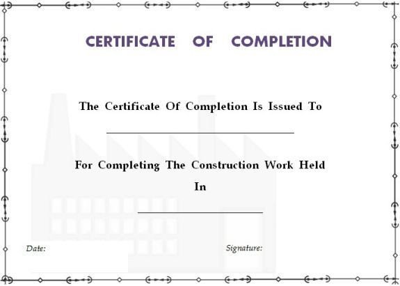 25 best ideas about Certificate of pletion template on