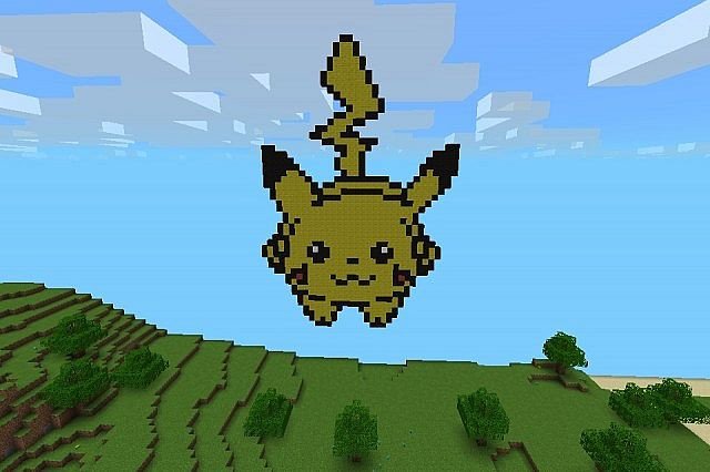 Cool pixel art and MORE Minecraft Project