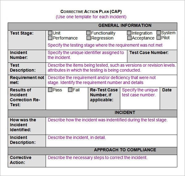 Sample Action Plan Template 15 Free Documents in PDF