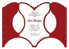 Lace Up Corset Invitation Template Might be good for a