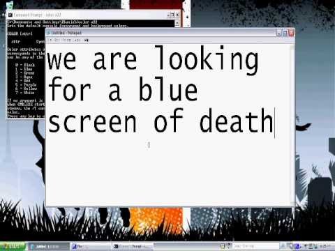 How to make a fake blue screen of easy tutorial
