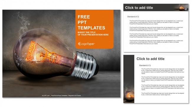 Creative Bulb Business PowerPoint Templates