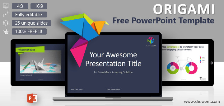 Origami Creative PowerPoint Template
