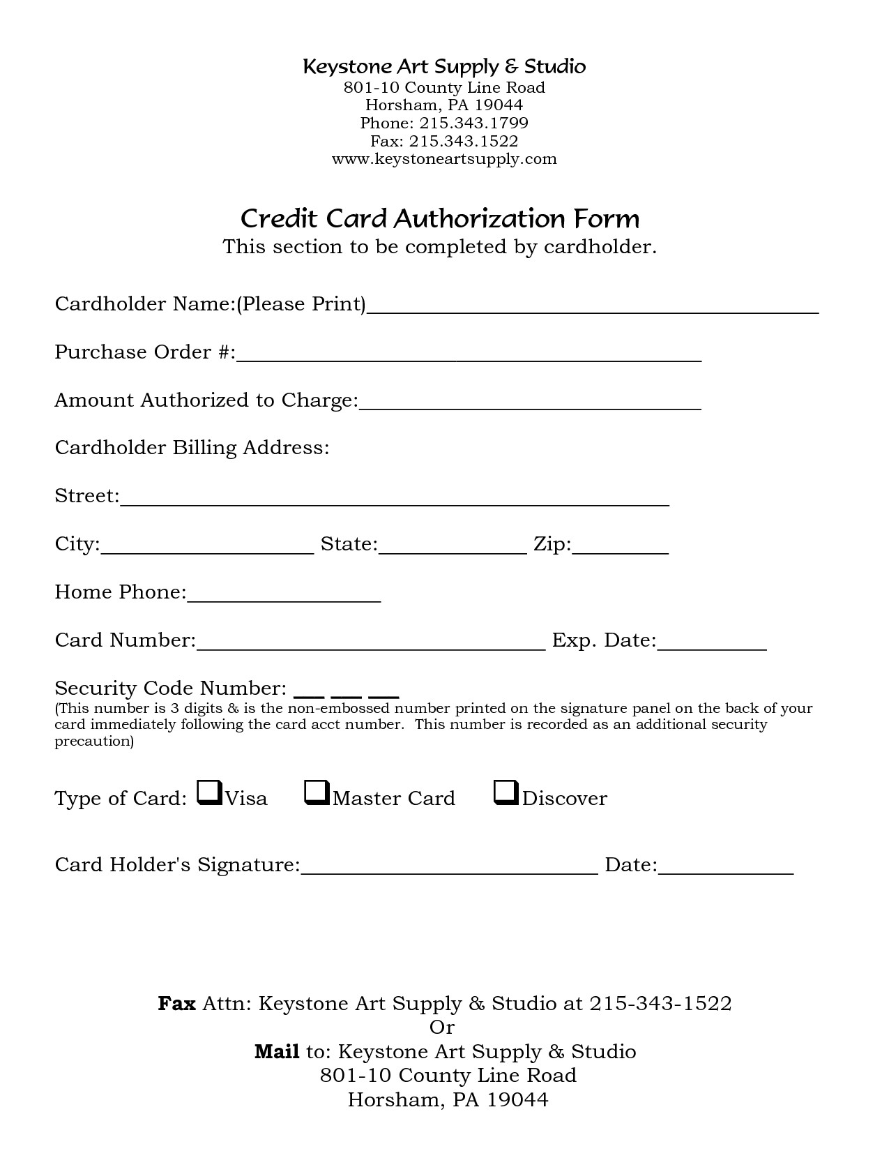 5 Credit Card Form Templates Free Sample Templates