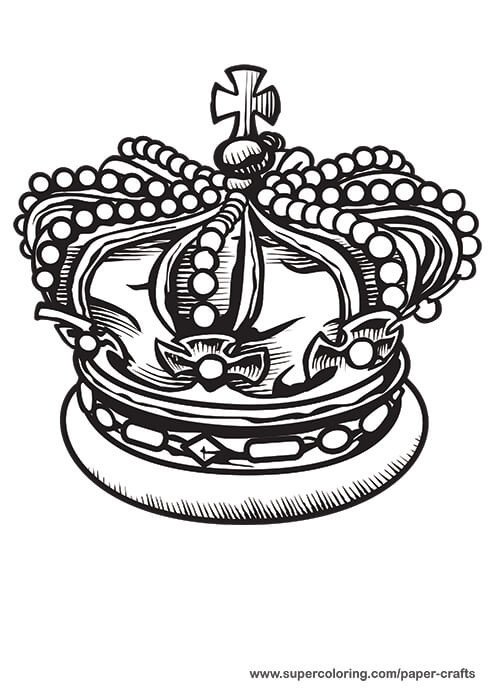 King Crown Printable Template