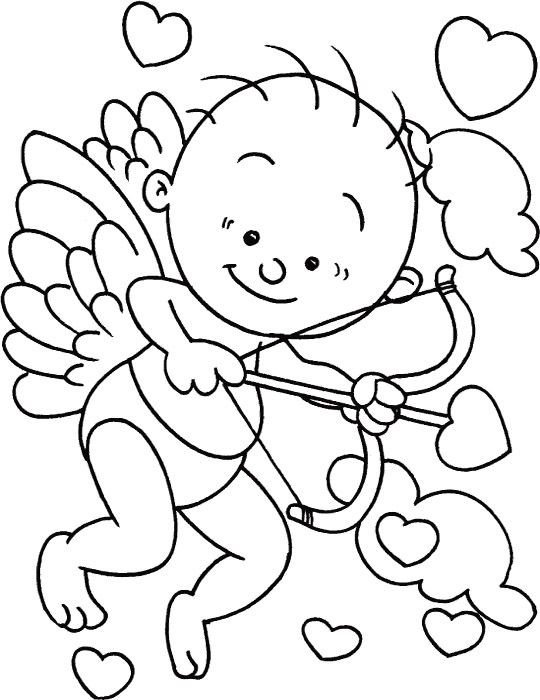 C a Cupid Coloring Pages Coloring Pages