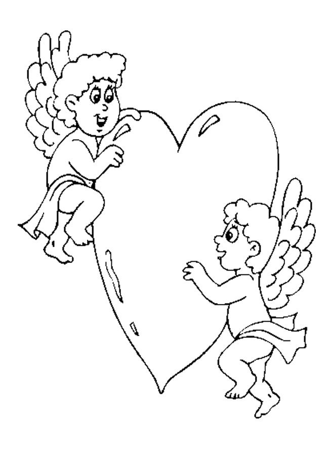 C a Cupid Pages Coloring Pages