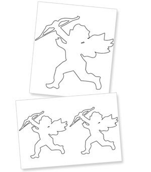 Printable Cupid Cutouts — Printable Treats