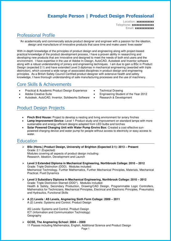 Student CV template and examples School leaver