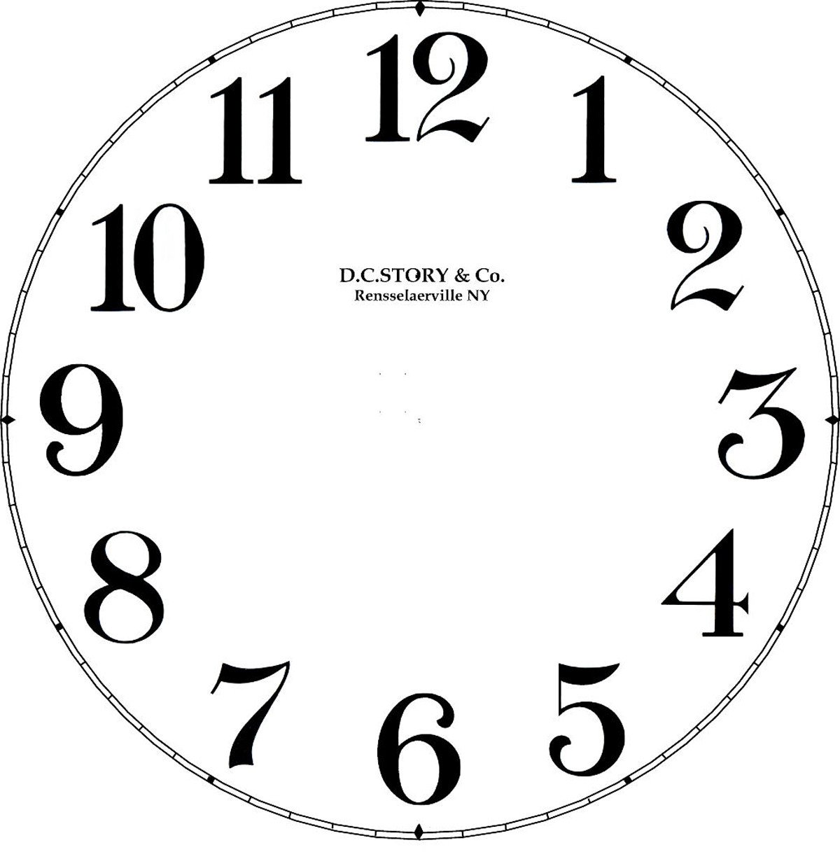 Clock Decal