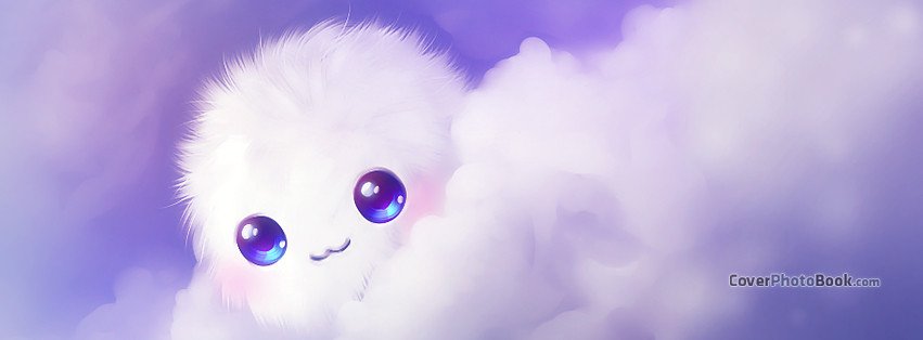 Cute Kawaii Puffball Clouds Cover Characters