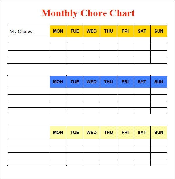 Chore Chat Template 14 Download Free Documents in Word PDF