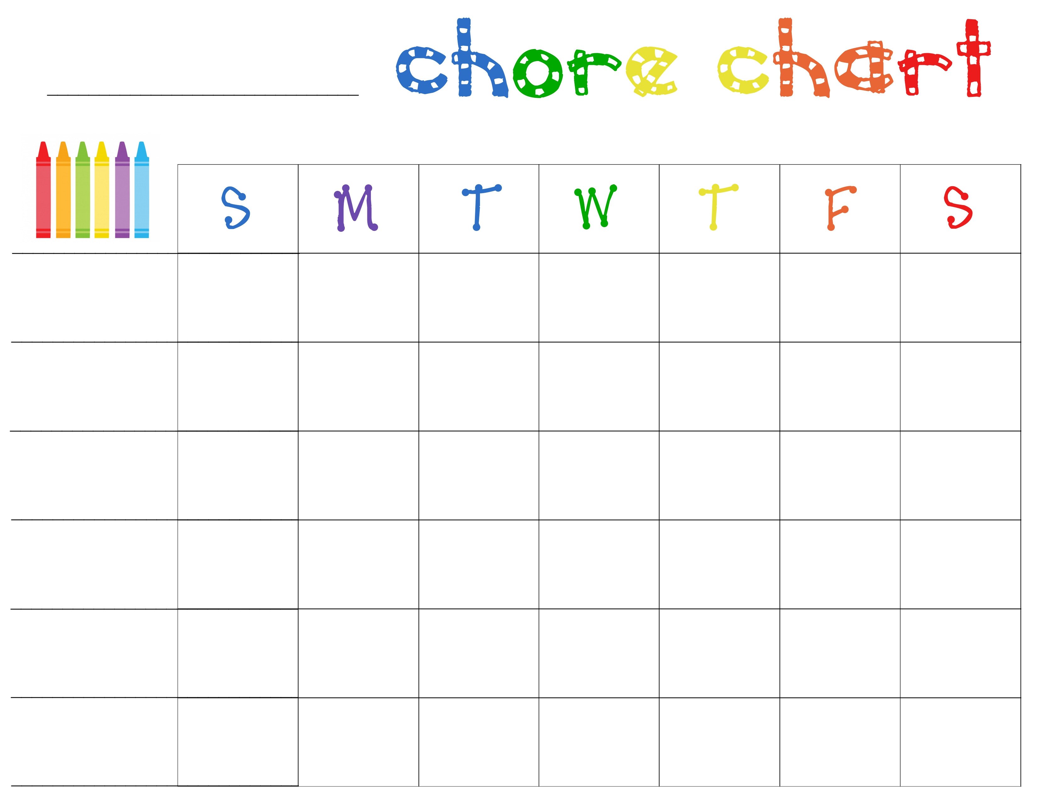 Free Printable Chore Charts for Toddlers Frugal Fanatic